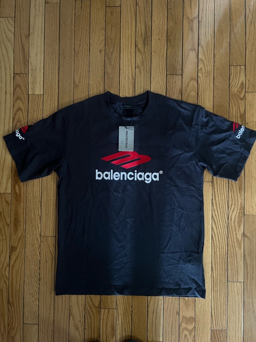 {SOLD} Black Balenciaga 3B Sports t-shirt size: M
